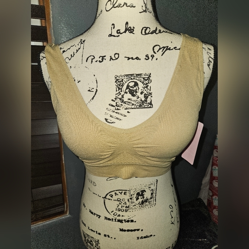 Iviestin Womans Beige Bra Size 2xl